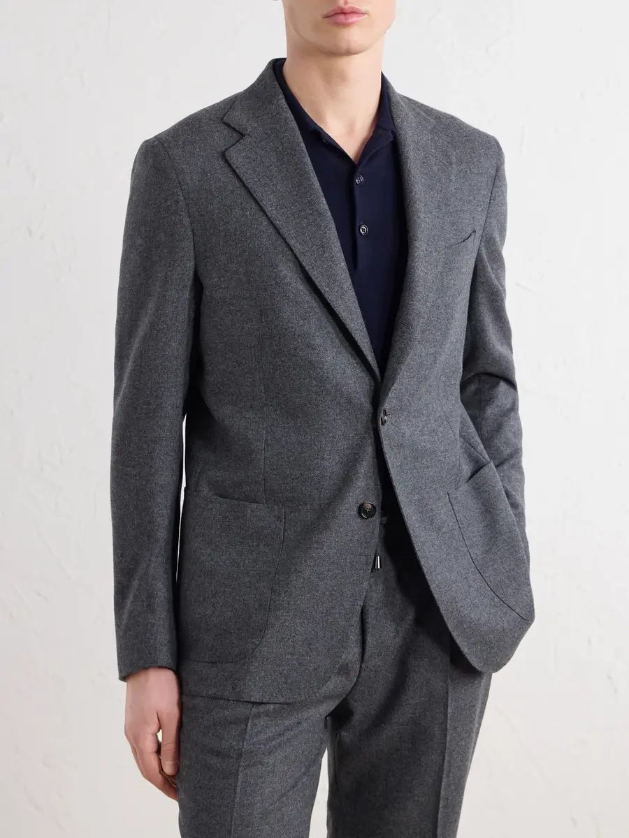 De Petrillo Posillipo Wool and Cashmere-Blend Suit Jacket - Men | Thumbnail 3 De Petrillo Posillipo Wool and Cashmere-Blend Suit Jacket - Men | Thumbnail 3