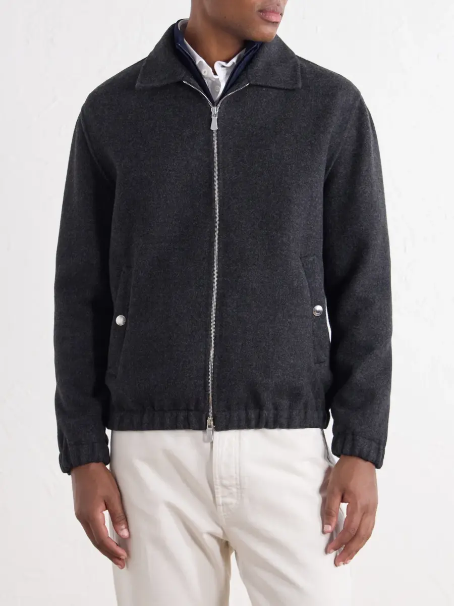 ELEVENTY Wool Bomber Jacket - Men | Thumbnail 3 ELEVENTY Wool Bomber Jacket - Men | Thumbnail 3