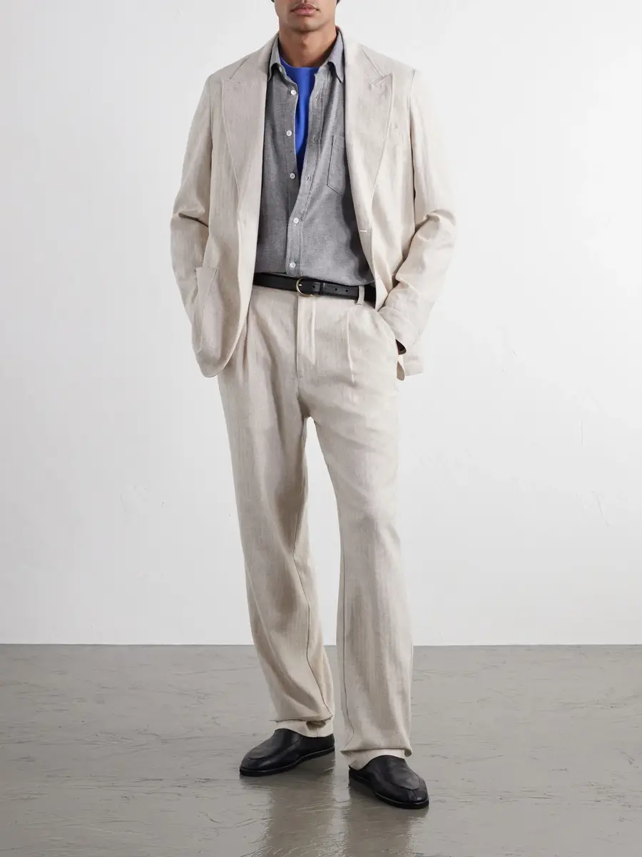 Portuguese Flannel Espiga Herringbone Cotton-Flannel Shirt - Men | Thumbnail 2