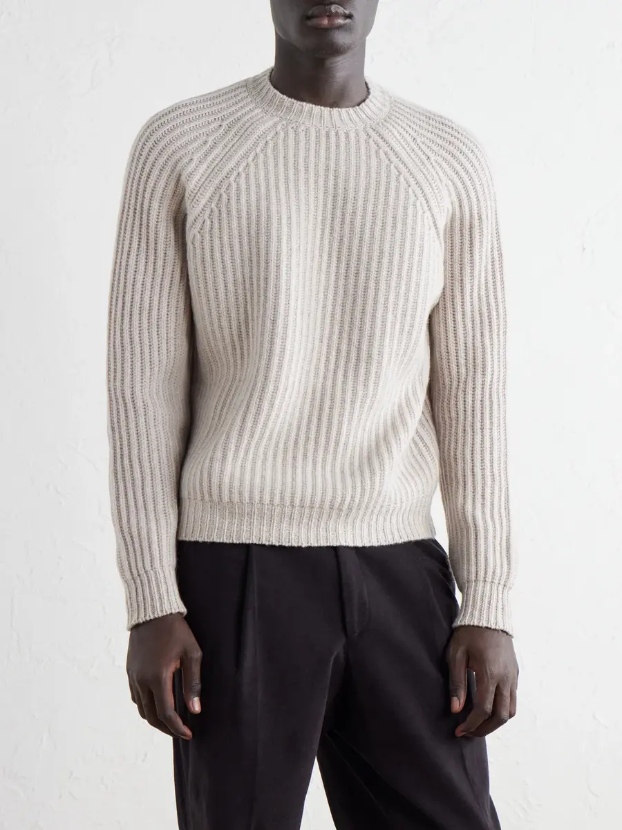 Sease Ribbed Cashmere Sweater - Men | Thumbnail 3 Sease Ribbed Cashmere Sweater - Men | Thumbnail 3