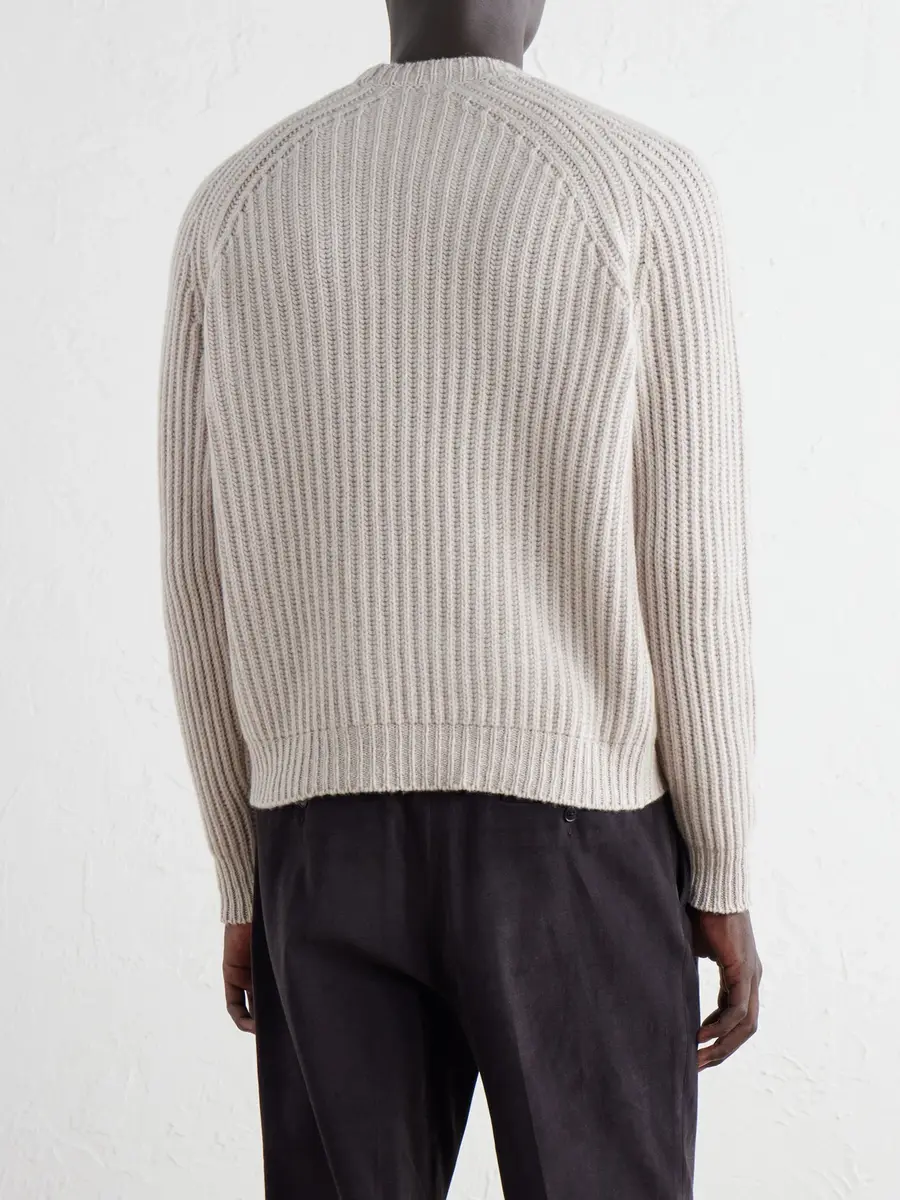 Sease Ribbed Cashmere Sweater - Men | Thumbnail 4 Sease Ribbed Cashmere Sweater - Men | Thumbnail 4
