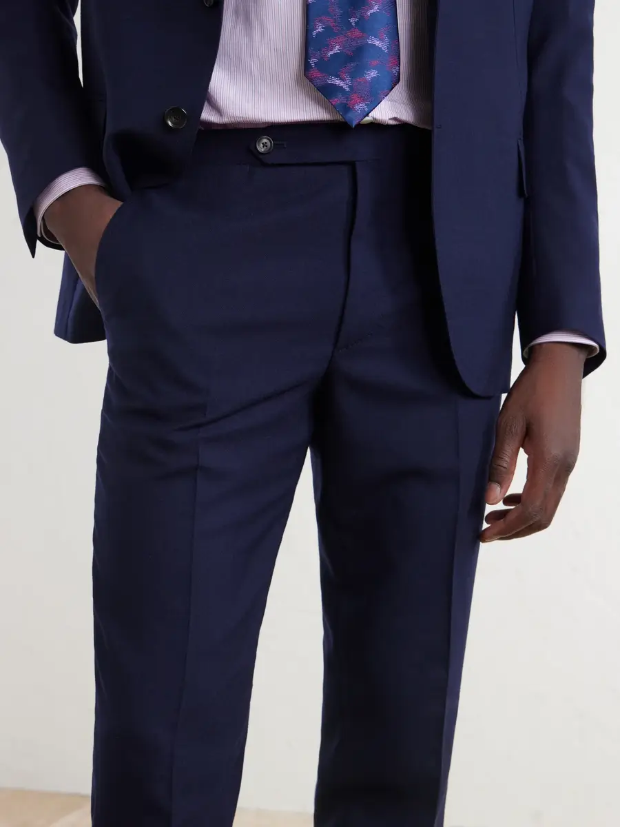 De Petrillo Tapered Virgin Wool Suit Trousers - Men | Thumbnail 5