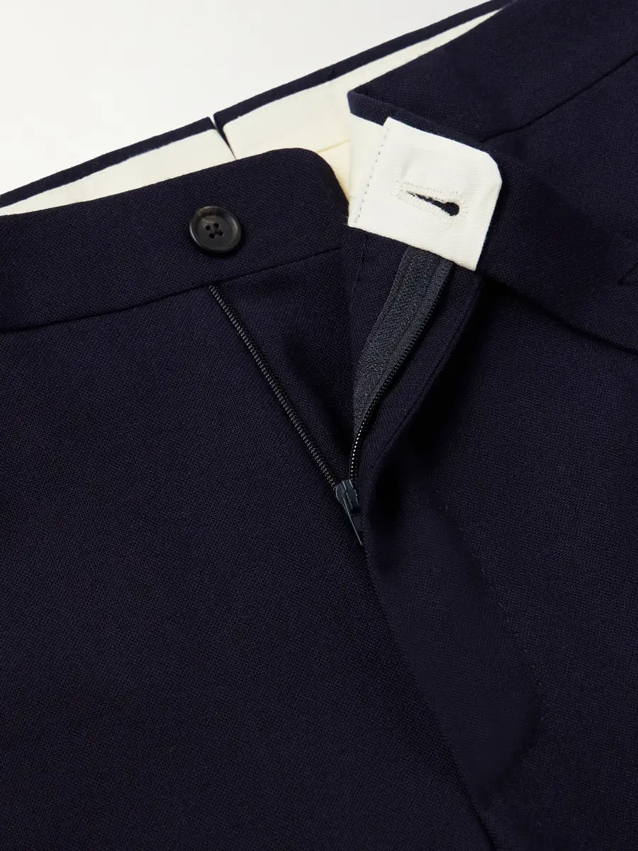 De Petrillo Tapered Virgin Wool Suit Trousers - Men | Thumbnail 6