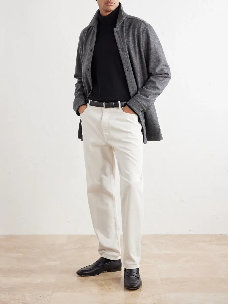 Thom Sweeney Cashmere-Blend Overshirt - Men | Thumbnail 2 Thom Sweeney Cashmere-Blend Overshirt - Men | Thumbnail 2