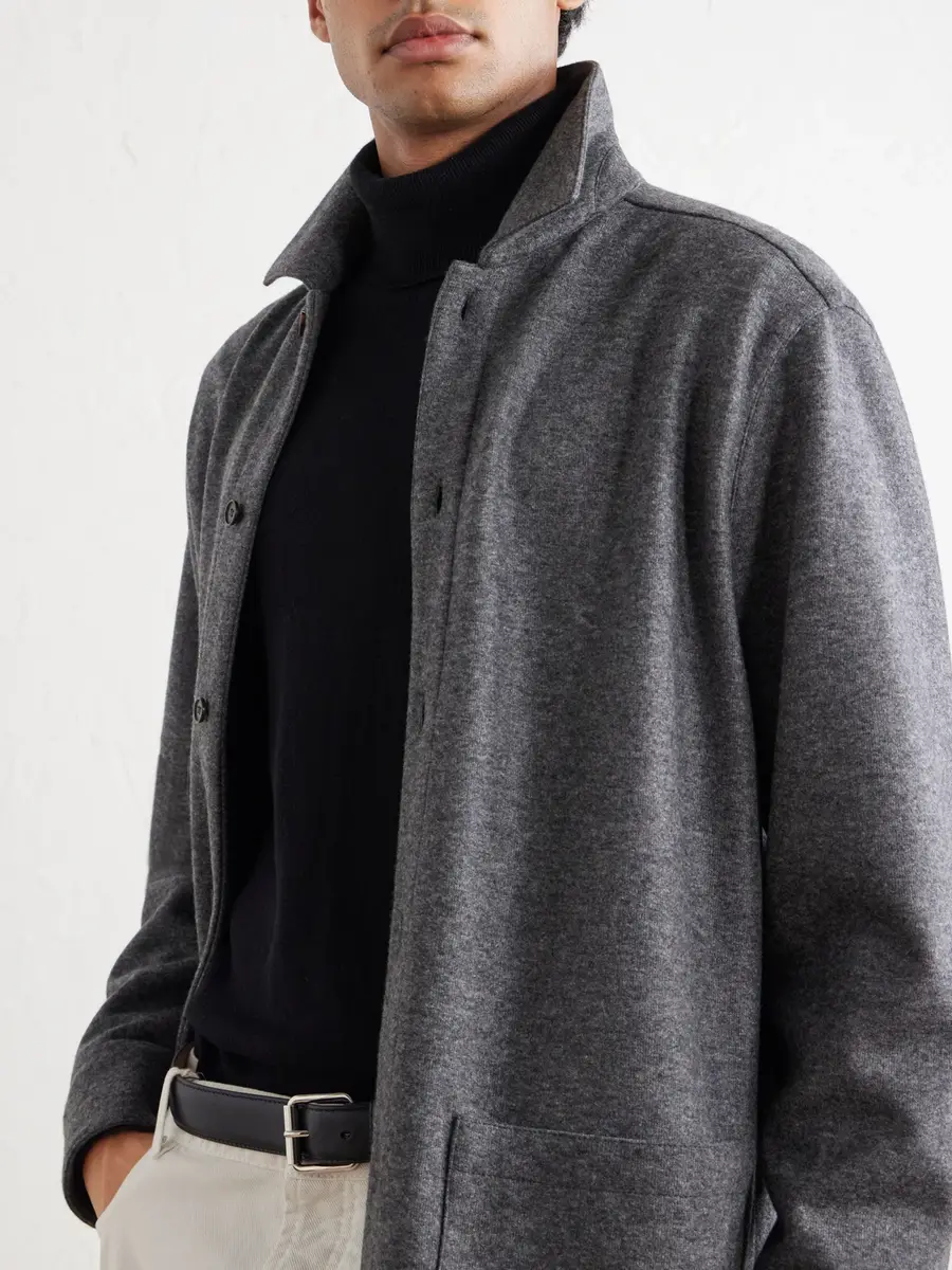 Thom Sweeney Cashmere-Blend Overshirt - Men | Thumbnail 5 Thom Sweeney Cashmere-Blend Overshirt - Men | Thumbnail 5