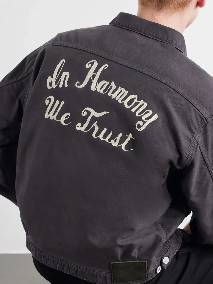 Visvim 101XX Embroidered Garment-Dyed Corduroy Jacket - Men | Thumbnail 5