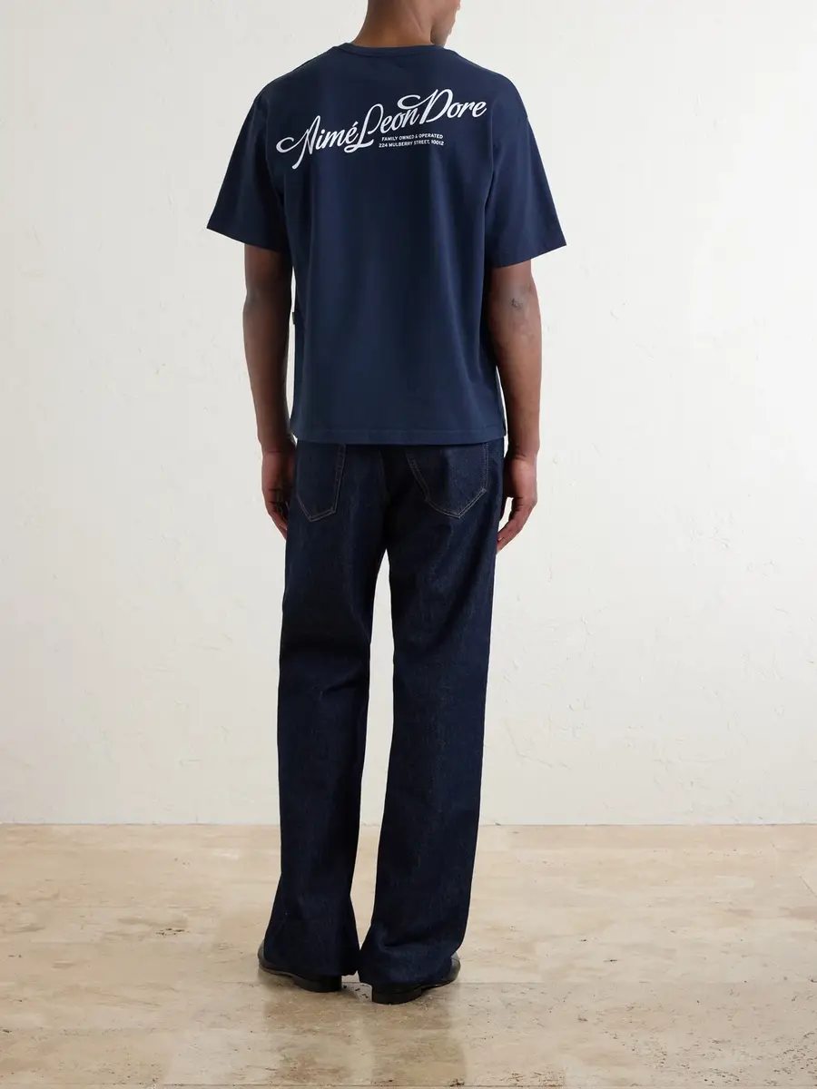 Aimé Leon Dore Logo-Printed Cotton-Jersey T-Shirt - Men | Thumbnail 4