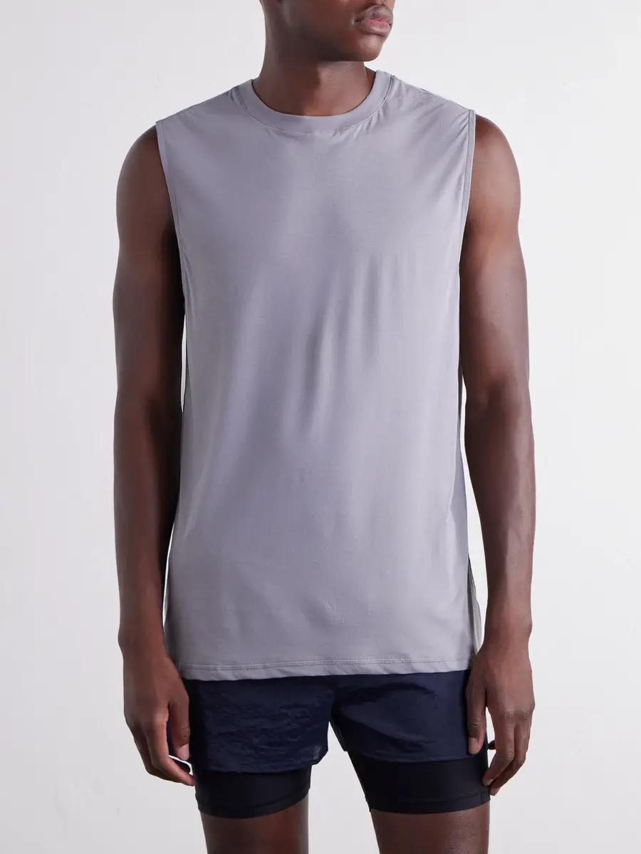 Literary Sport Lorca Cotton-Jersey Tank Top - Men | Thumbnail 3
