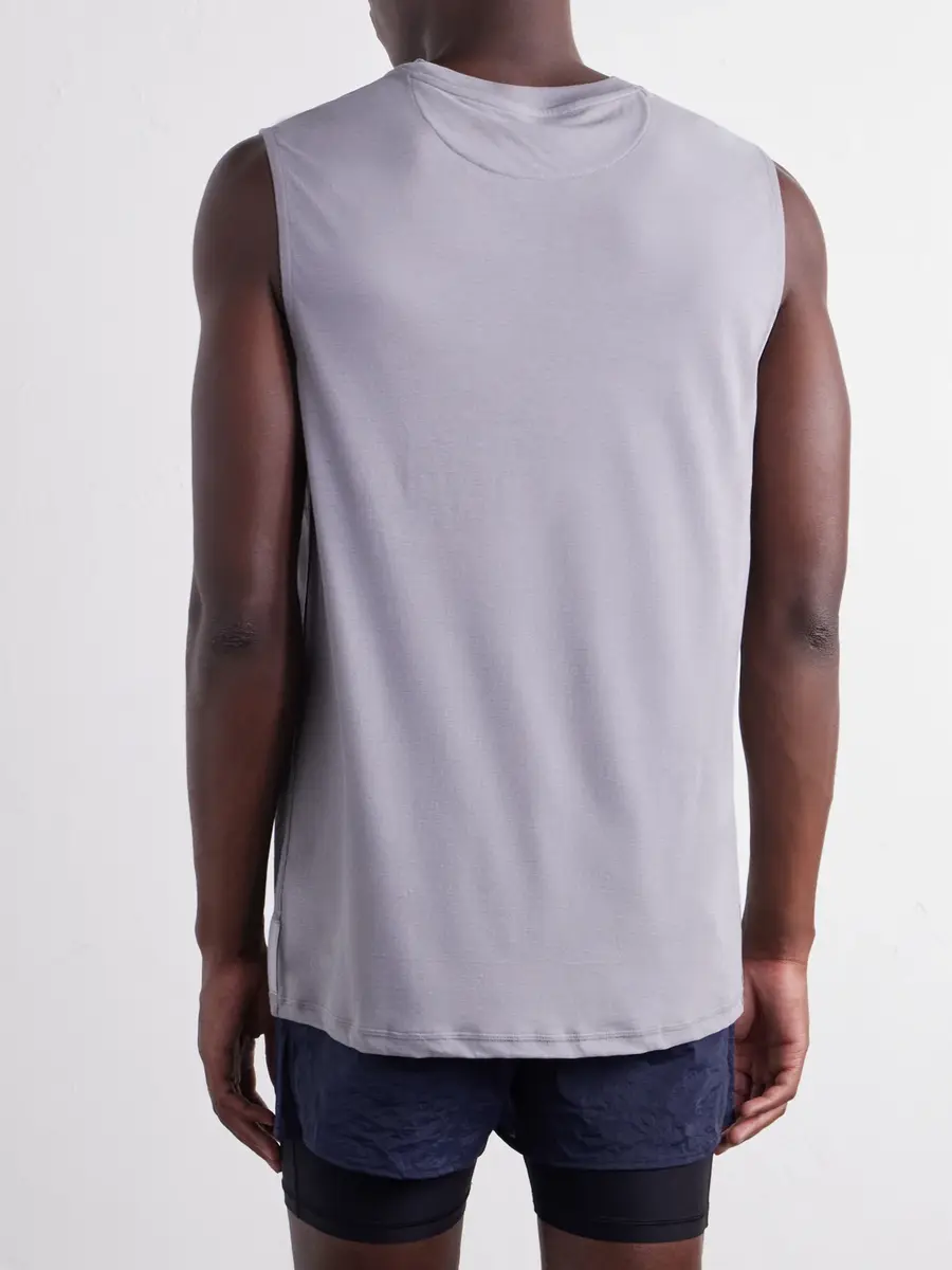Literary Sport Lorca Cotton-Jersey Tank Top - Men | Thumbnail 4