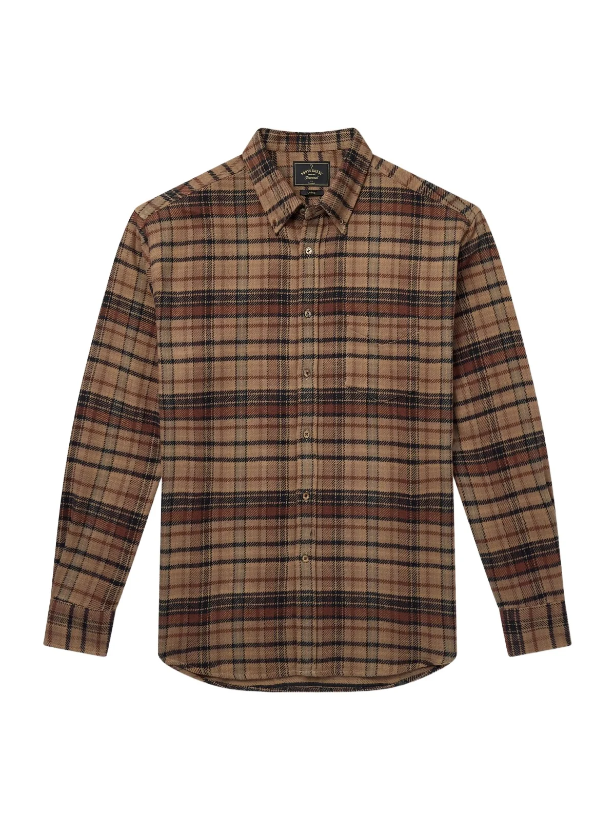 Portuguese Flannel Stalia Checked Cotton-Flannel Shirt - Men