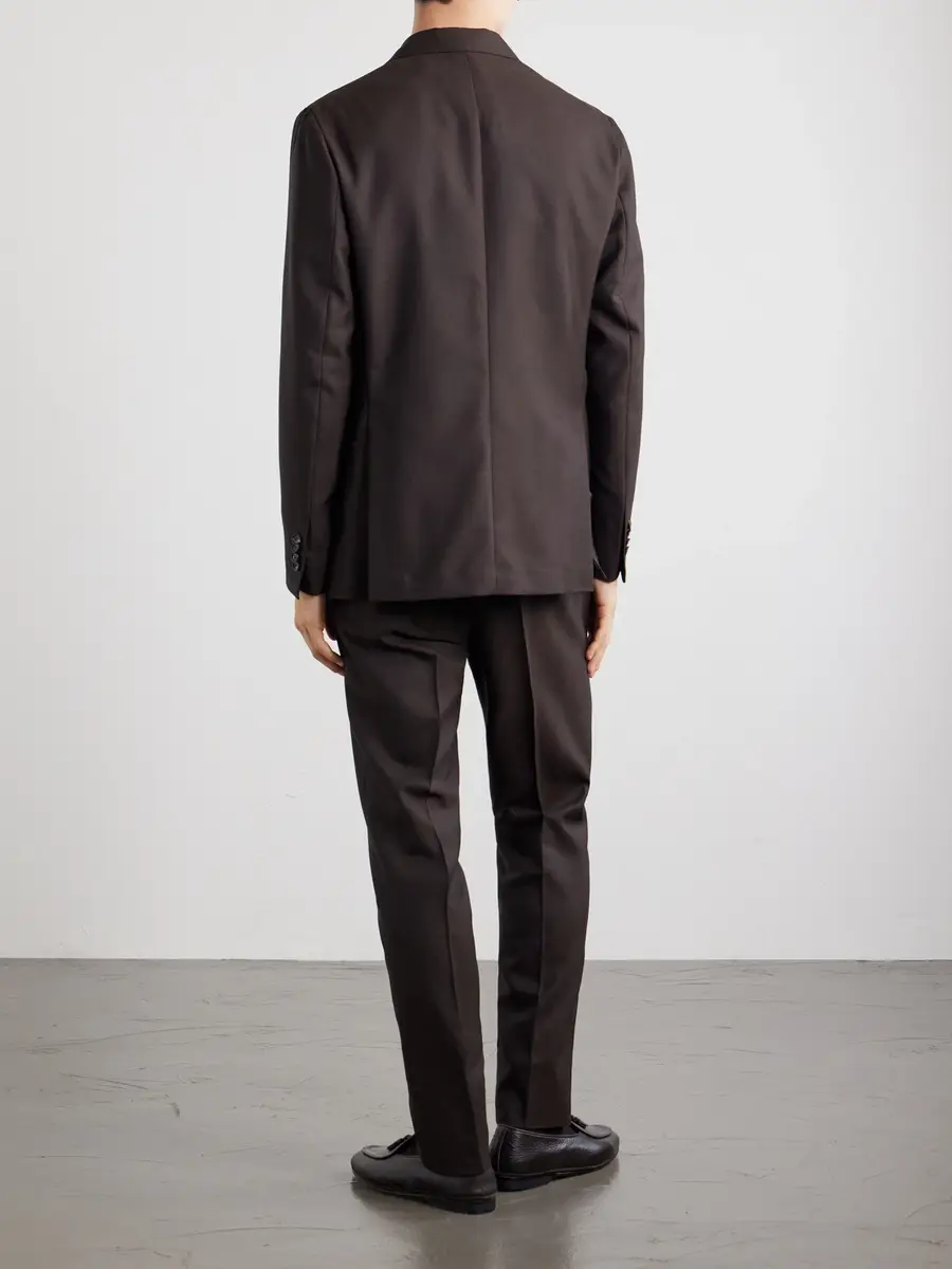 De Petrillo Posillipo Virgin Wool-Twill Suit Jacket - Men | Thumbnail 4 De Petrillo Posillipo Virgin Wool-Twill Suit Jacket - Men | Thumbnail 4