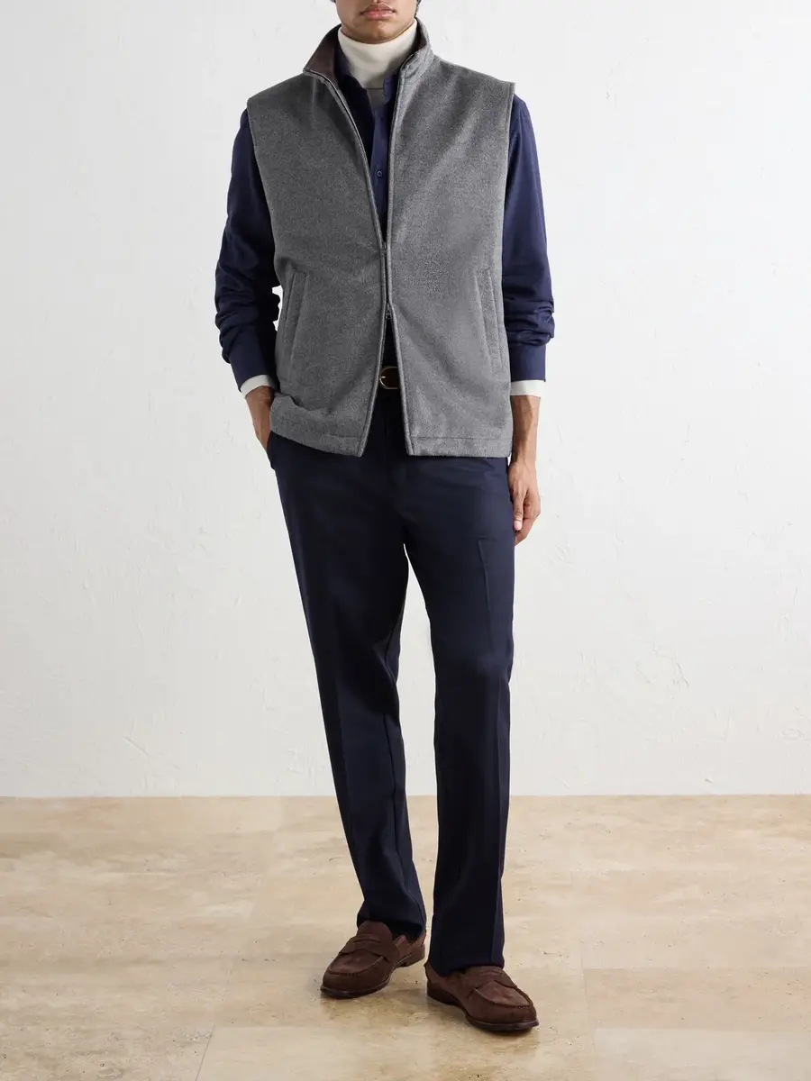 HERNO Wool and Cashmere-Blend Vest - Men | Thumbnail 2 HERNO Wool and Cashmere-Blend Vest - Men | Thumbnail 2