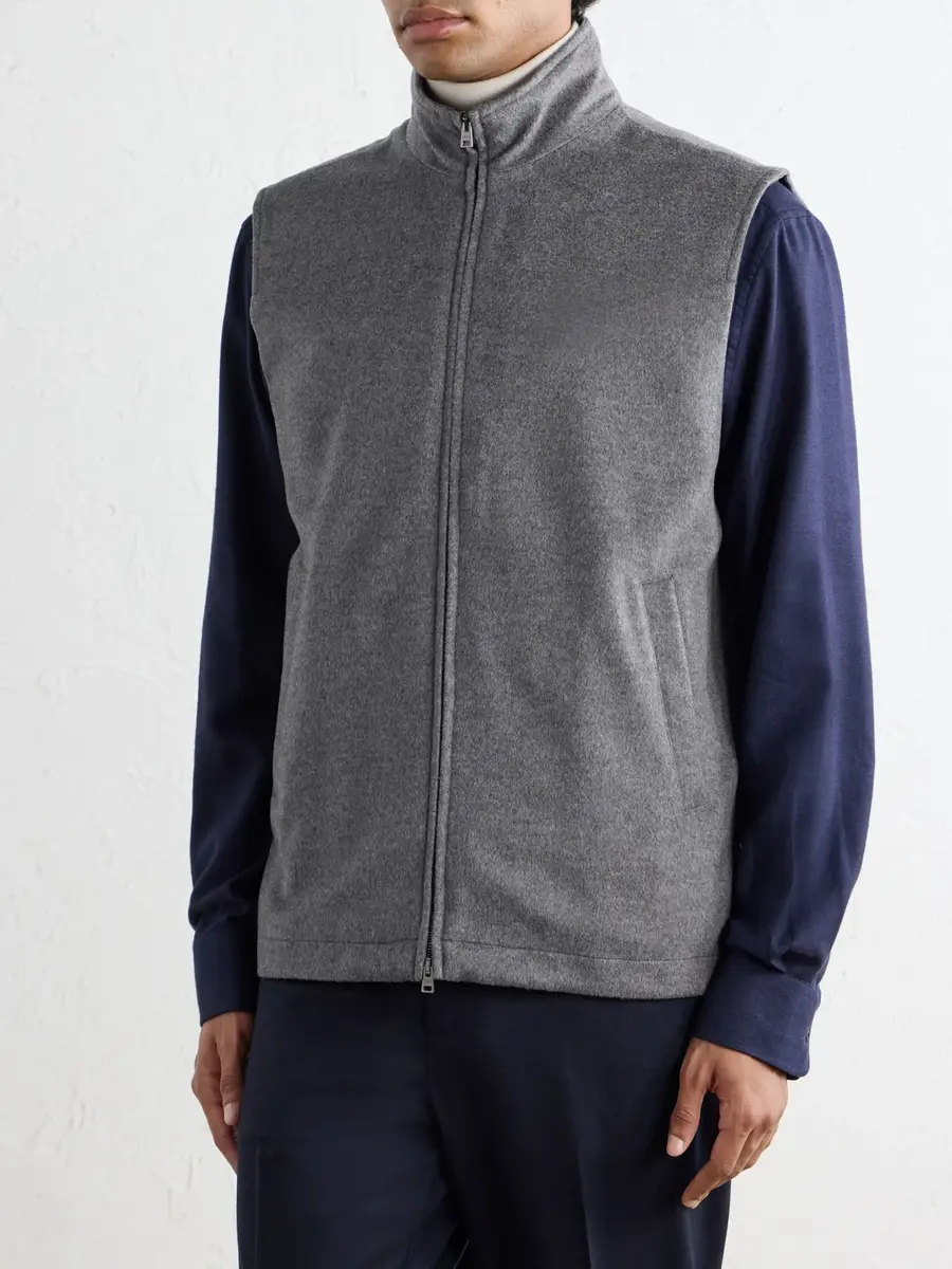 HERNO Wool and Cashmere-Blend Vest - Men | Thumbnail 3 HERNO Wool and Cashmere-Blend Vest - Men | Thumbnail 3