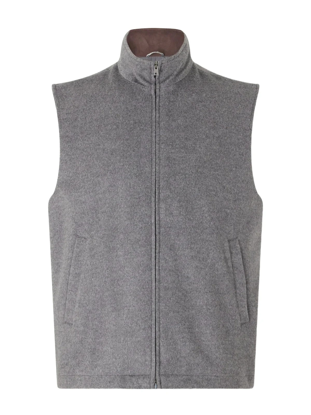 Wool and Cashmere-Blend Vest - Men Wool and Cashmere-Blend Vest - Men