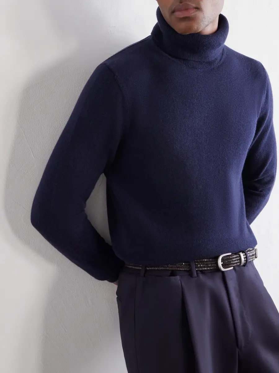 Sease Cashmere Rollneck Sweater - Men | Thumbnail 5