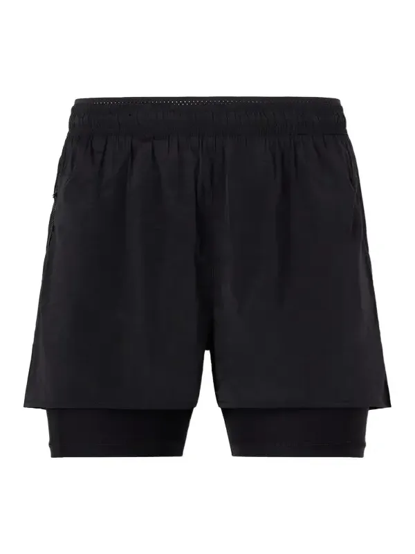 Myles Layered Shell and Stretch-Jersey Running Shorts - Men Myles Layered Shell and Stretch-Jersey Running Shorts - Men