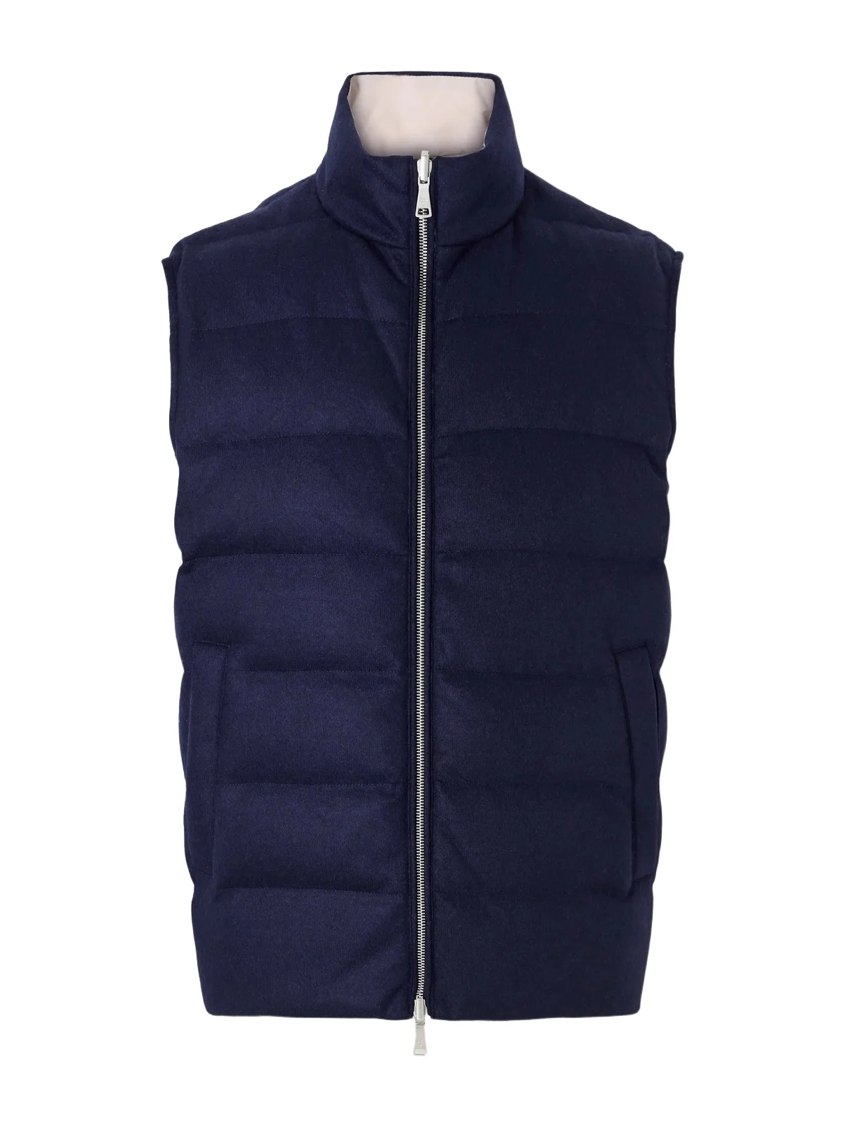 Reversible Padded Cashmere-Blend and Wool-Blend Gilet - Men