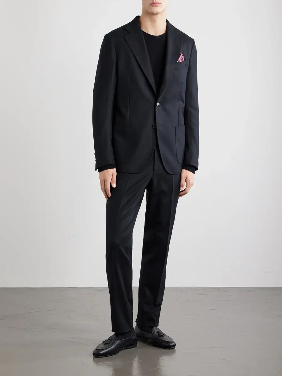 De Petrillo Posillipo Wool and Cashmere-Blend Twill Suit Jacket - Men | Thumbnail 2 De Petrillo Posillipo Wool and Cashmere-Blend Twill Suit Jacket - Men | Thumbnail 2