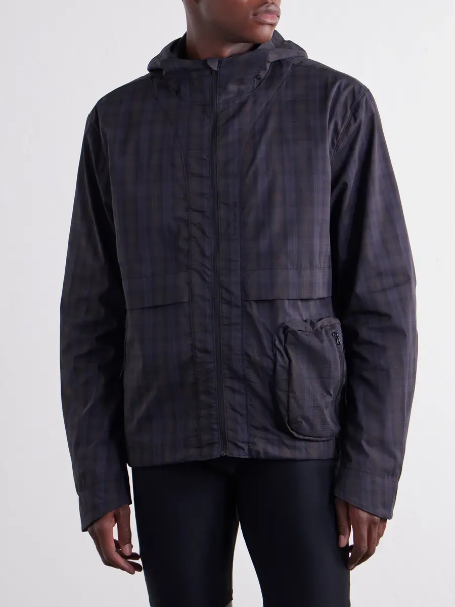 Literary Sport Ashbery Checked Shell Jacket - Men | Thumbnail 3