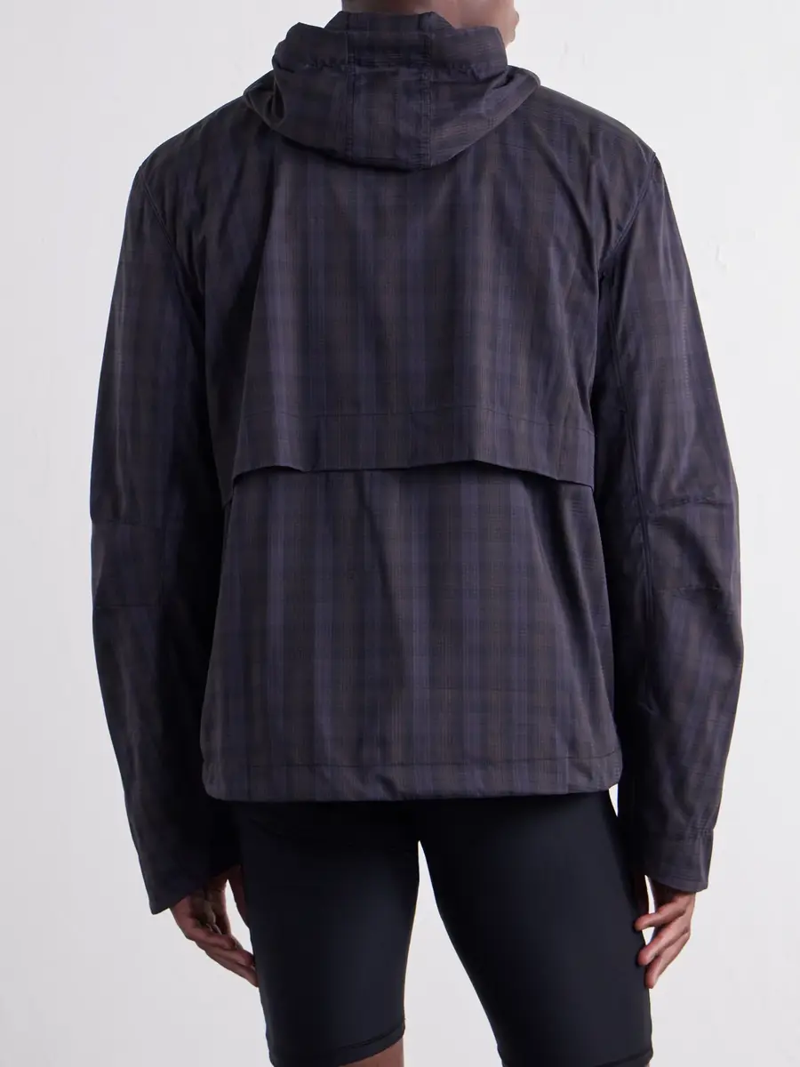 Literary Sport Ashbery Checked Shell Jacket - Men | Thumbnail 4