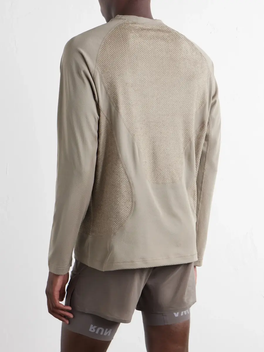 Satisfy Logo-Appliquéd Ghostfleece™ Octa® Running Top - Men | Thumbnail 4 Satisfy Logo-Appliquéd Ghostfleece™ Octa® Running Top - Men | Thumbnail 4