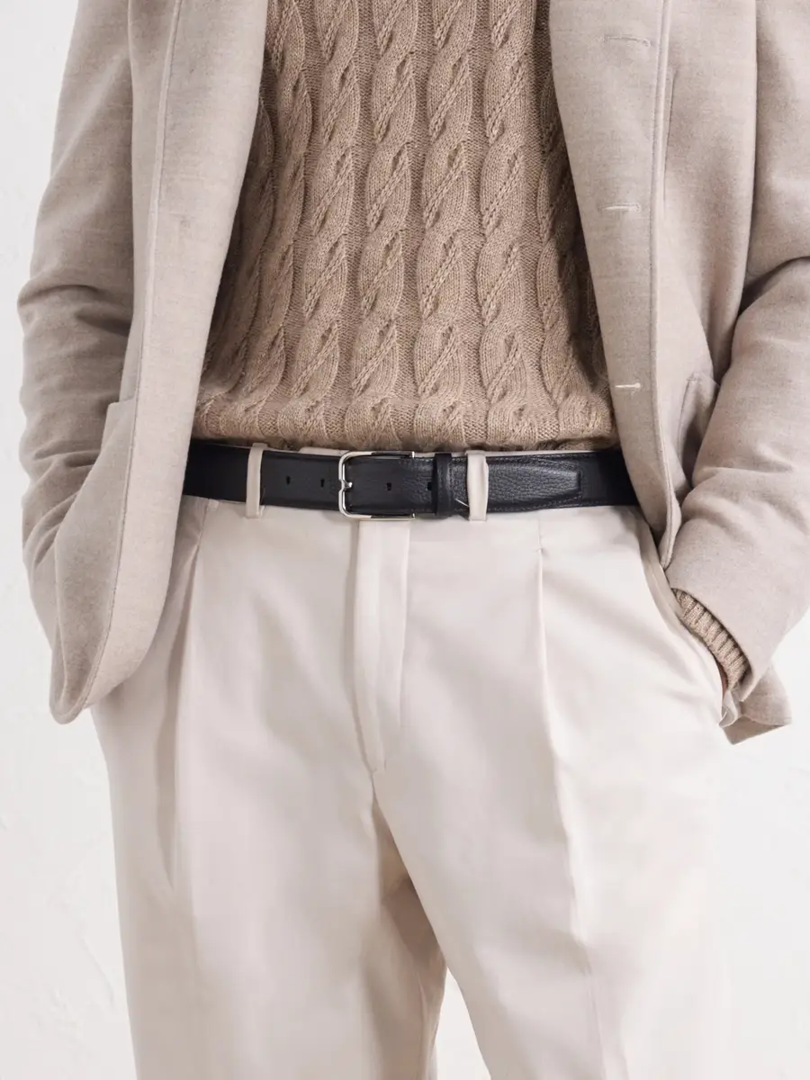 Berluti 3.5 cm Full-Grain Leather Belt - Men | Thumbnail 2