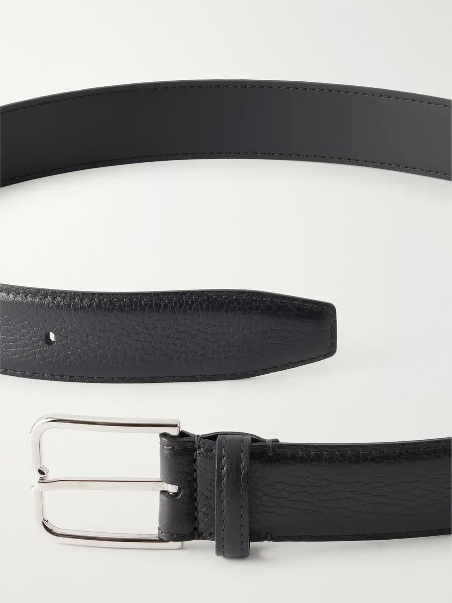 Berluti 3.5 cm Full-Grain Leather Belt - Men | Thumbnail 3