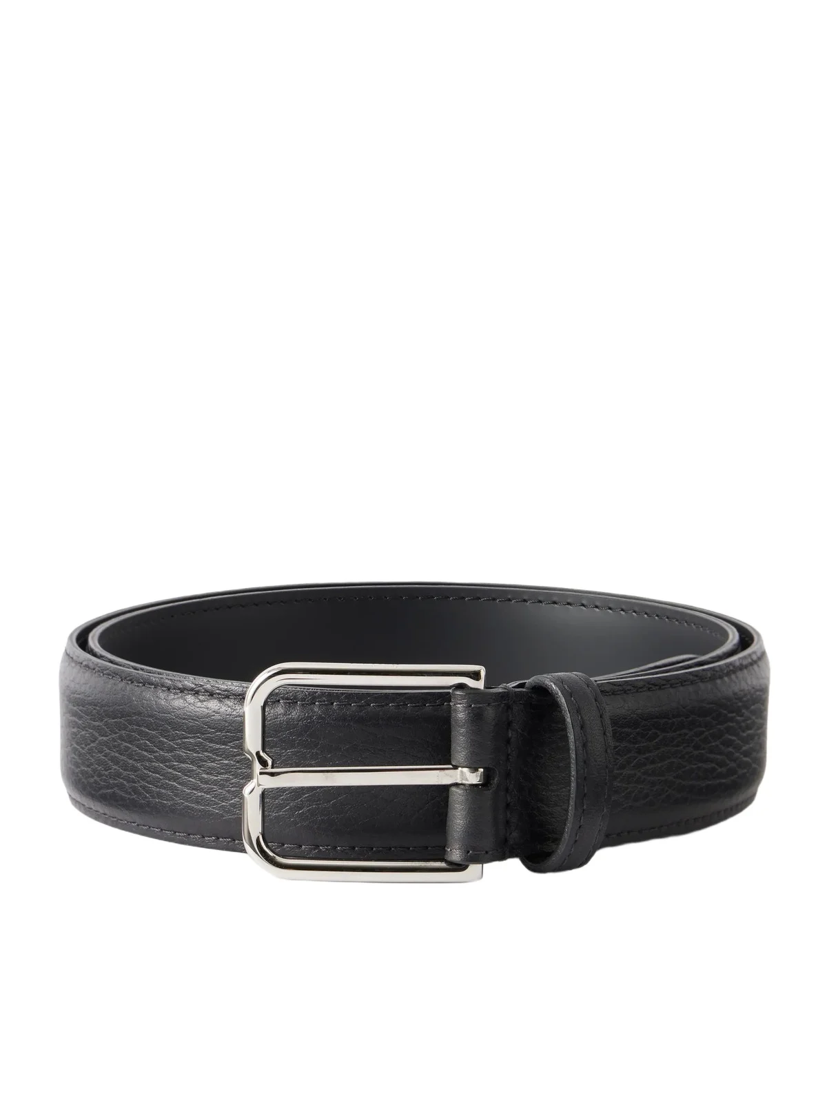 3.5 cm Full-Grain Leather Belt - Men
