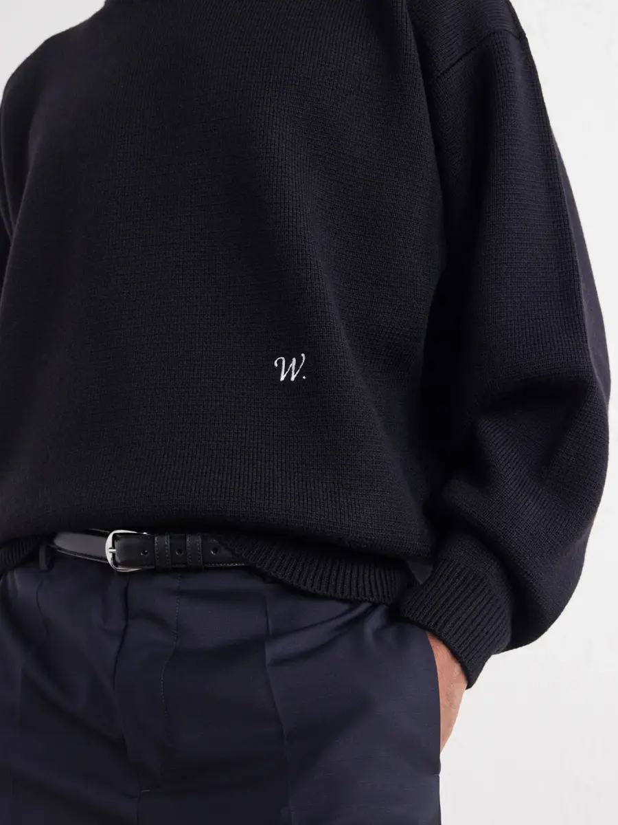 Willy Chavarria Embroidered Wool Sweater - Men | Thumbnail 5