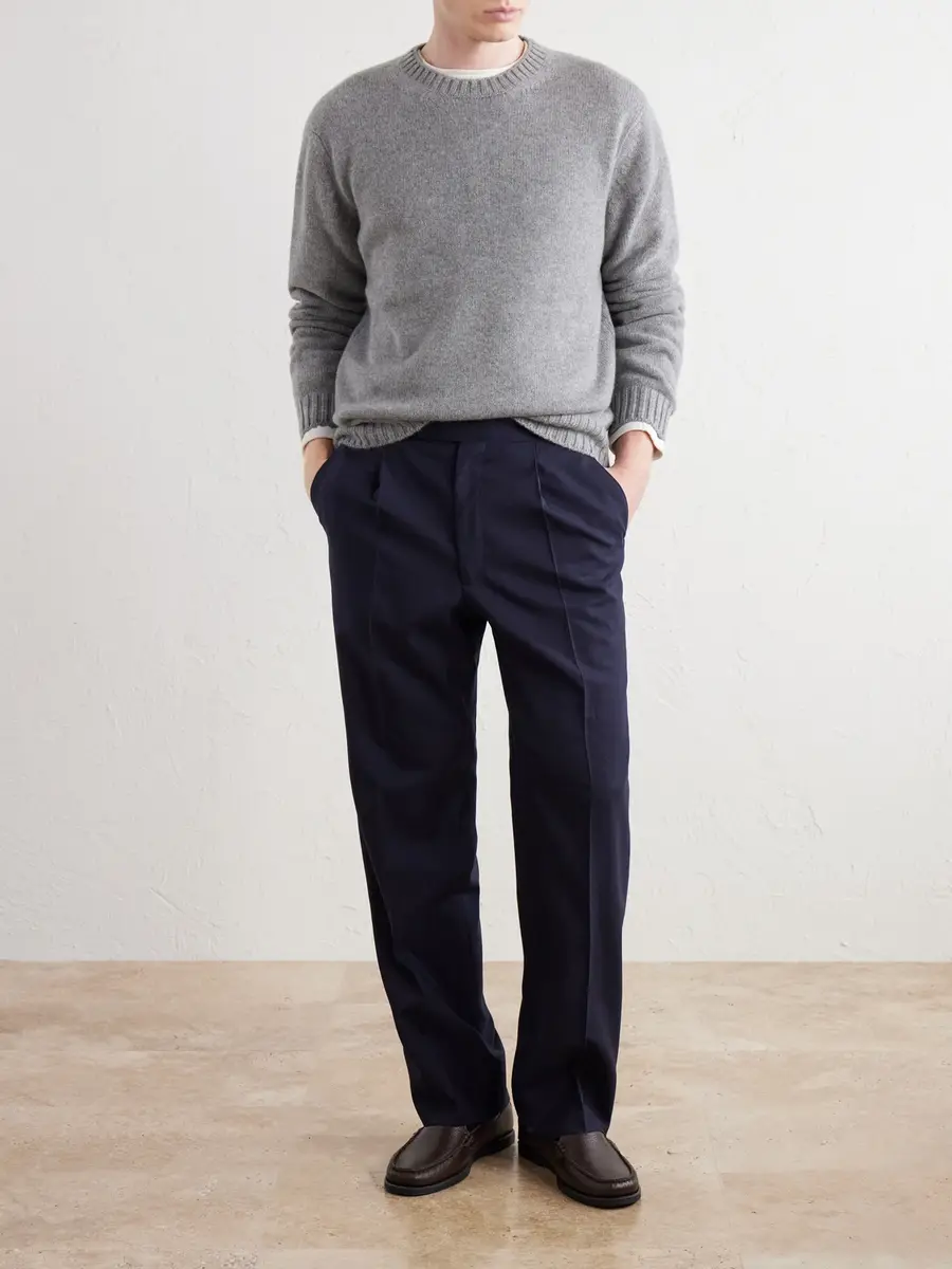 Saman Amel Cashmere Sweater - Men | Thumbnail 2 Saman Amel Cashmere Sweater - Men | Thumbnail 2