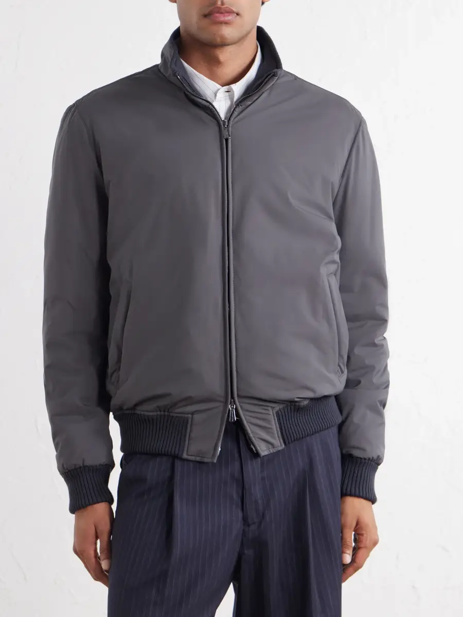 Thom Sweeney Nylon Bomber Jacket - Men | Thumbnail 3 Thom Sweeney Nylon Bomber Jacket - Men | Thumbnail 3