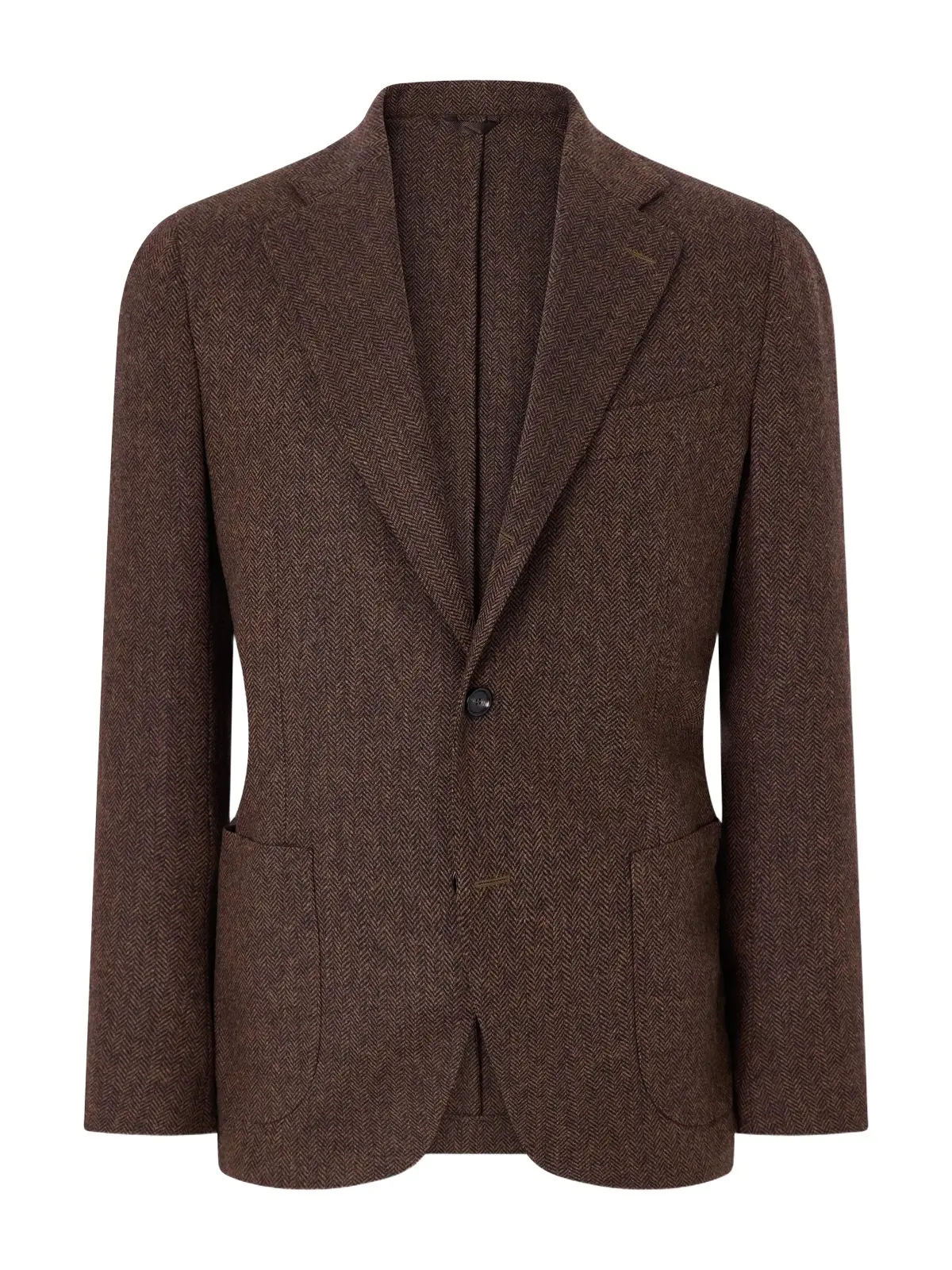 De Petrillo Posillipo Wool and Cashmere-Blend Herringbone Blazer - Men