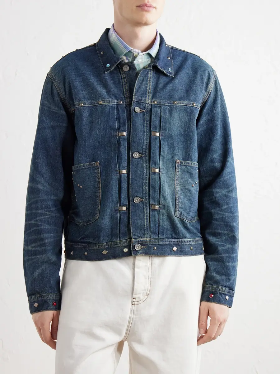 RRL Embellished Denim Jacket - Men | Thumbnail 3
