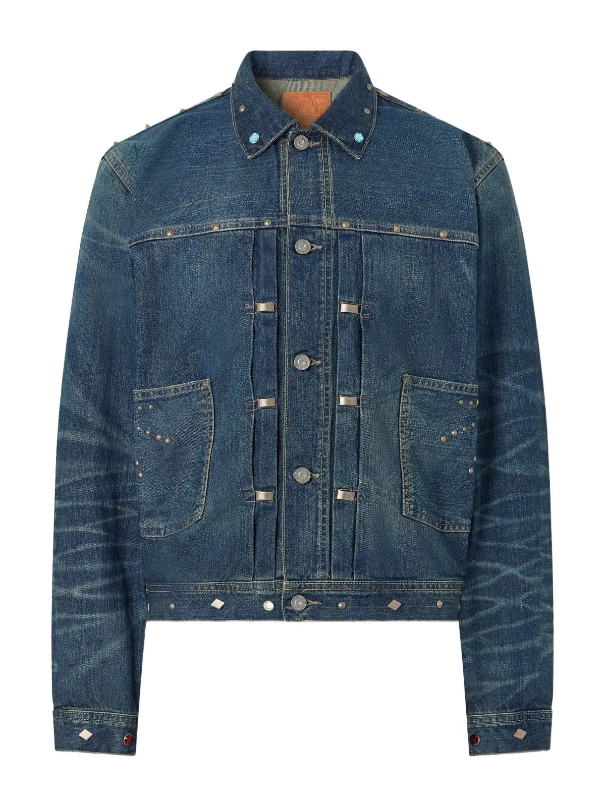 Embellished Denim Jacket - Men