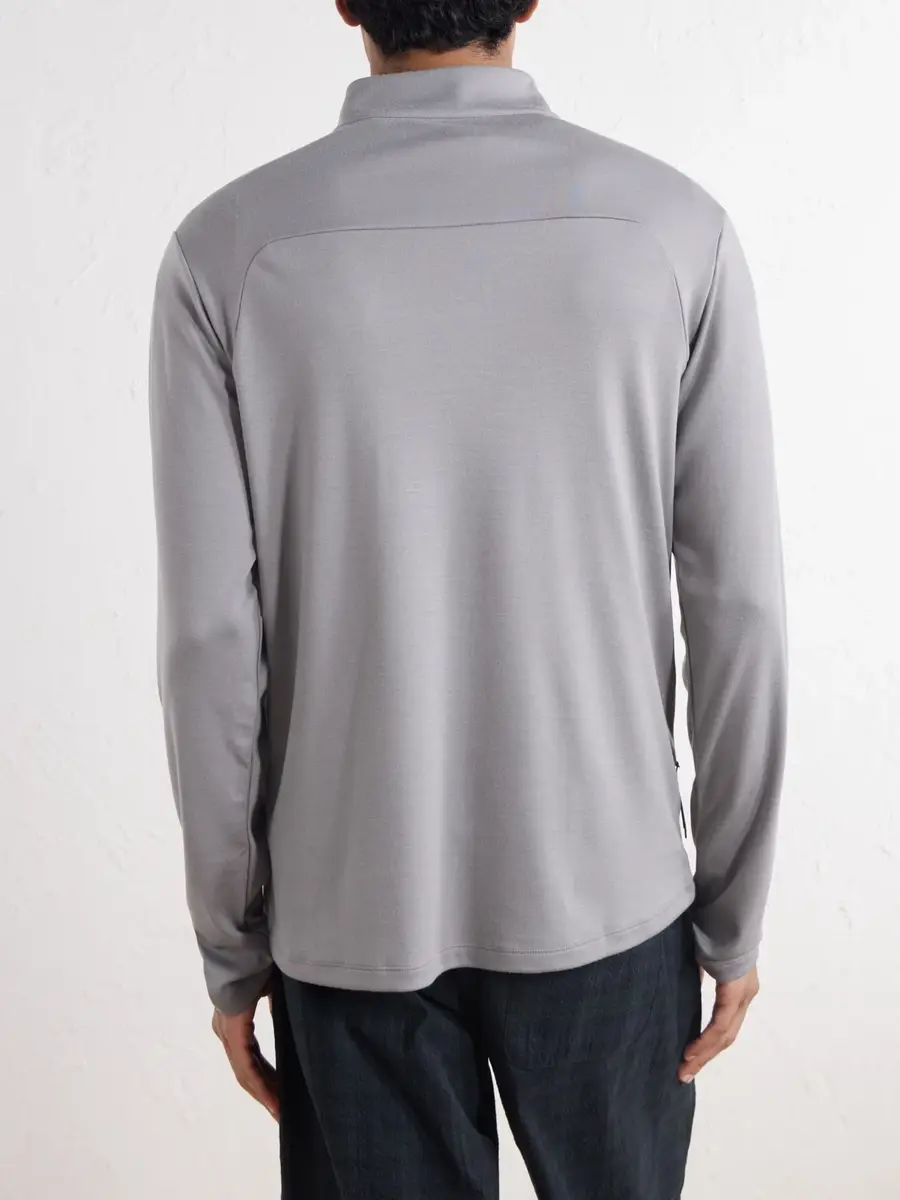 Literary Sport Claude Merino Wool and Coolmax®-Blend Running Top - Men | Thumbnail 4 Literary Sport Claude Merino Wool and Coolmax®-Blend Running Top - Men | Thumbnail 4