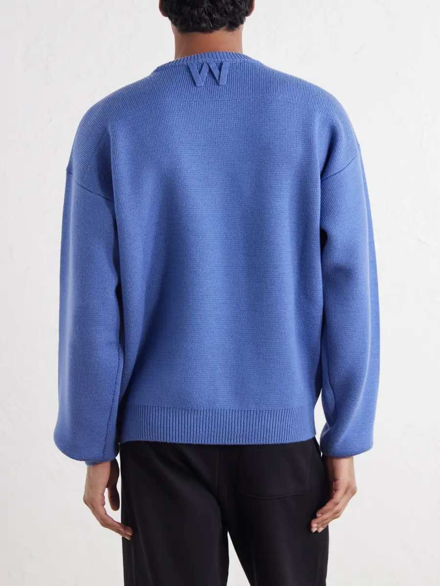 Willy Chavarria Embroidered Wool Sweater - Men | Thumbnail 4