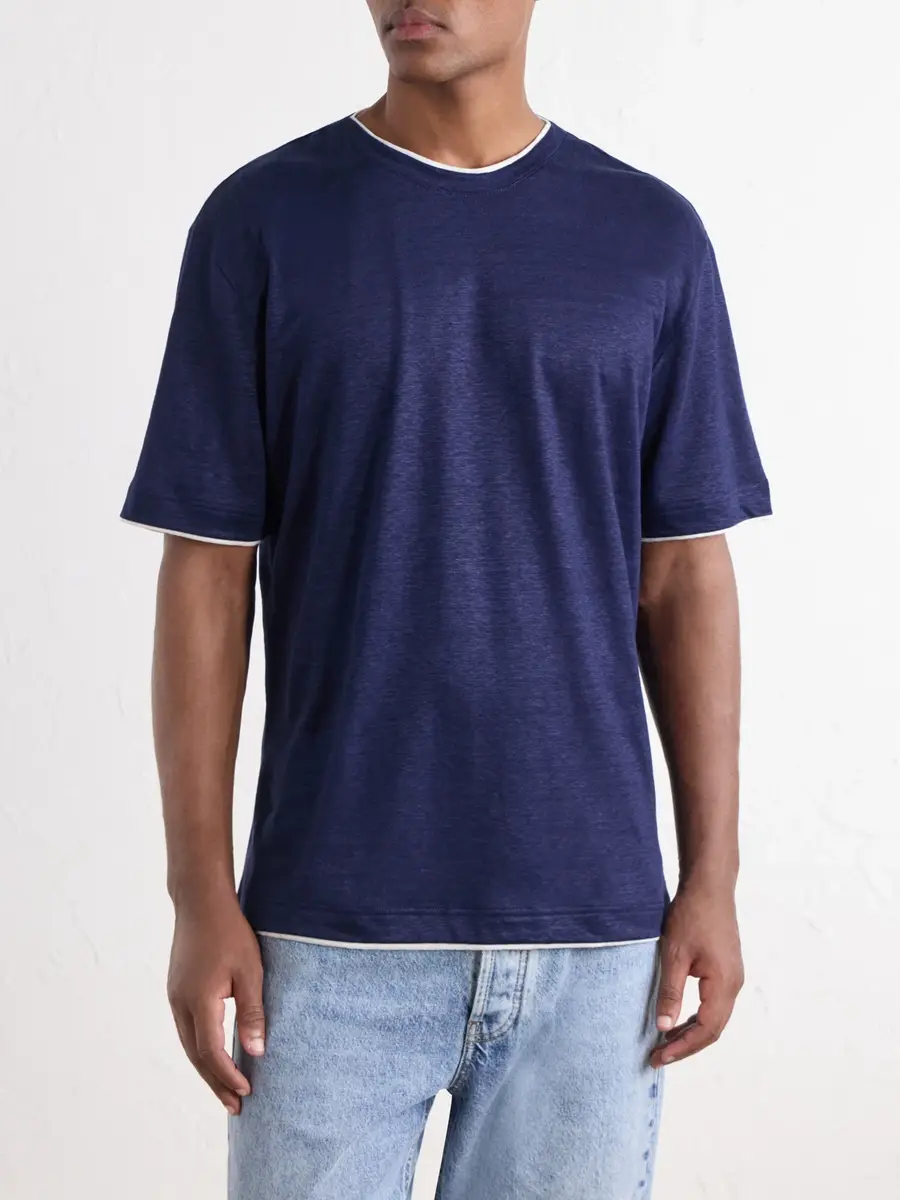 ELEVENTY Linen T-Shirt - Men | Thumbnail 3
