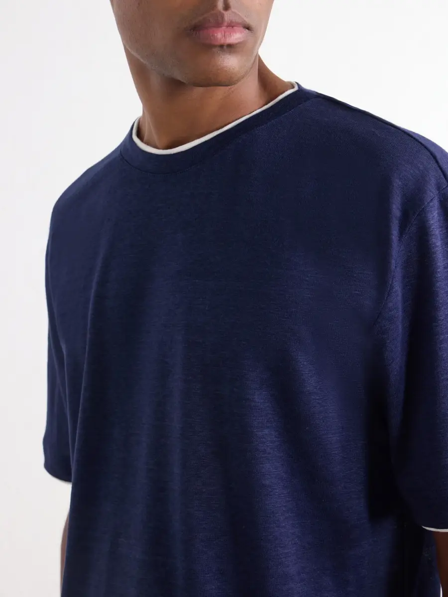 ELEVENTY Linen T-Shirt - Men | Thumbnail 5