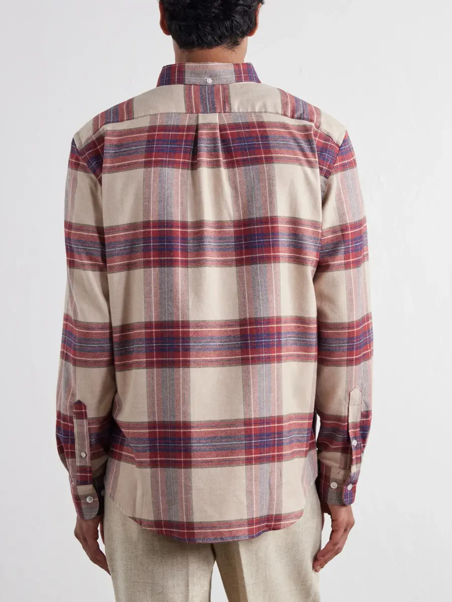 Portuguese Flannel Sabela Checked Cotton-Flannel Shirt - Men | Thumbnail 4 Portuguese Flannel Sabela Checked Cotton-Flannel Shirt - Men | Thumbnail 4