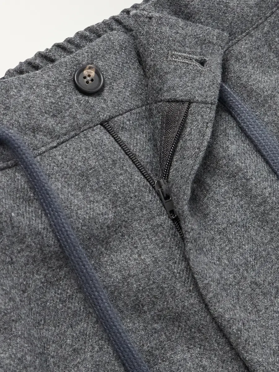 De Petrillo Straight-Leg Wool and Cashmere-Blend Drawstring Suit Trousers - Men | Thumbnail 6 De Petrillo Straight-Leg Wool and Cashmere-Blend Drawstring Suit Trousers - Men | Thumbnail 6