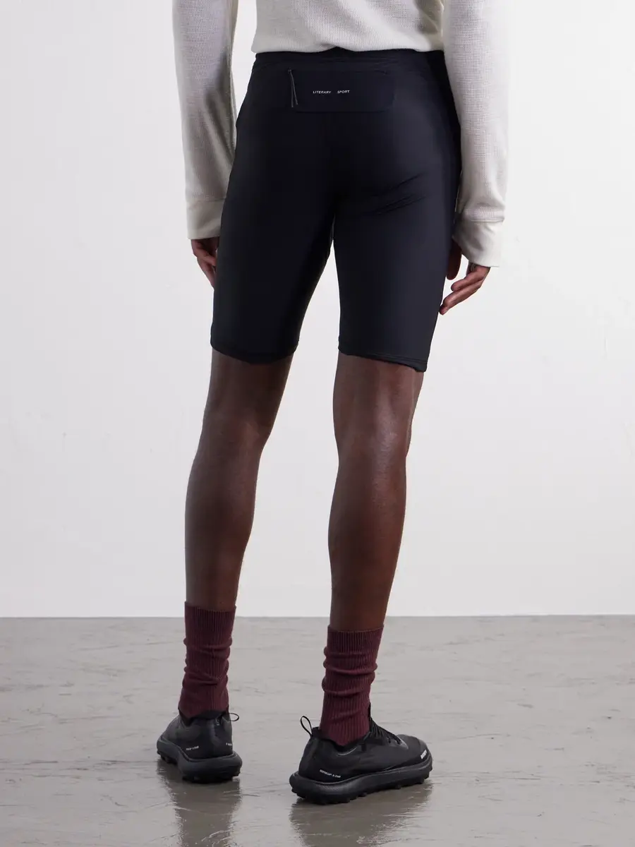 Literary Sport Pablo Slim-Fit Stretch-Jersey Running Shorts - Men | Thumbnail 4