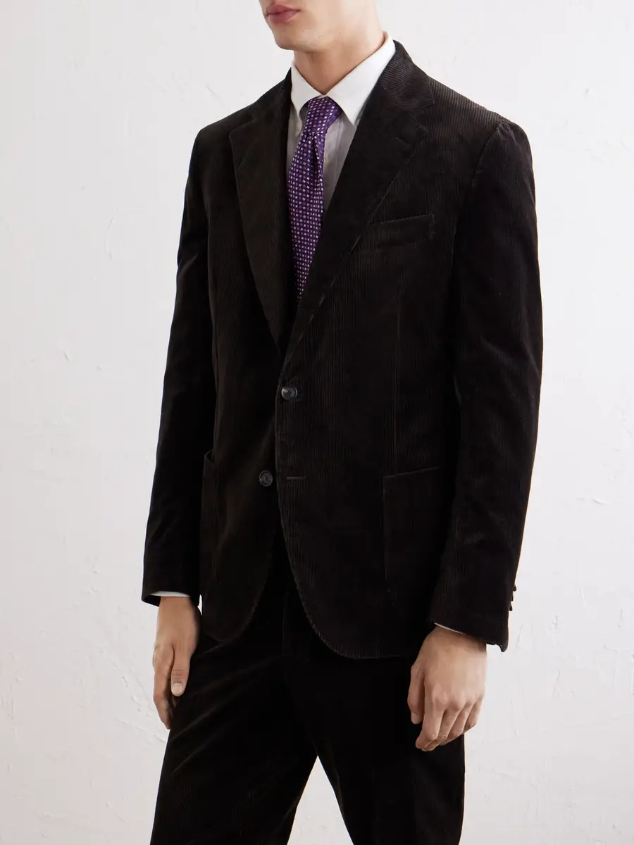 De Petrillo Forcella Cotton-Blend Corduroy Suit Jacket - Men | Thumbnail 3 De Petrillo Forcella Cotton-Blend Corduroy Suit Jacket - Men | Thumbnail 3