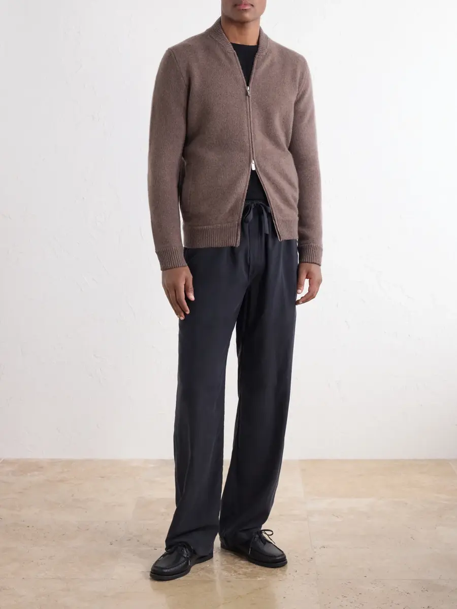 FEDELI Berkley Wool and Cashmere-Blend Zip-Up Sweater - Men | Thumbnail 2 FEDELI Berkley Wool and Cashmere-Blend Zip-Up Sweater - Men | Thumbnail 2