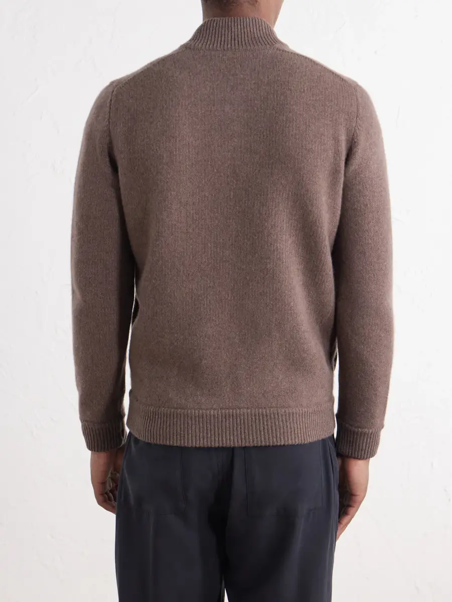 FEDELI Berkley Wool and Cashmere-Blend Zip-Up Sweater - Men | Thumbnail 4 FEDELI Berkley Wool and Cashmere-Blend Zip-Up Sweater - Men | Thumbnail 4