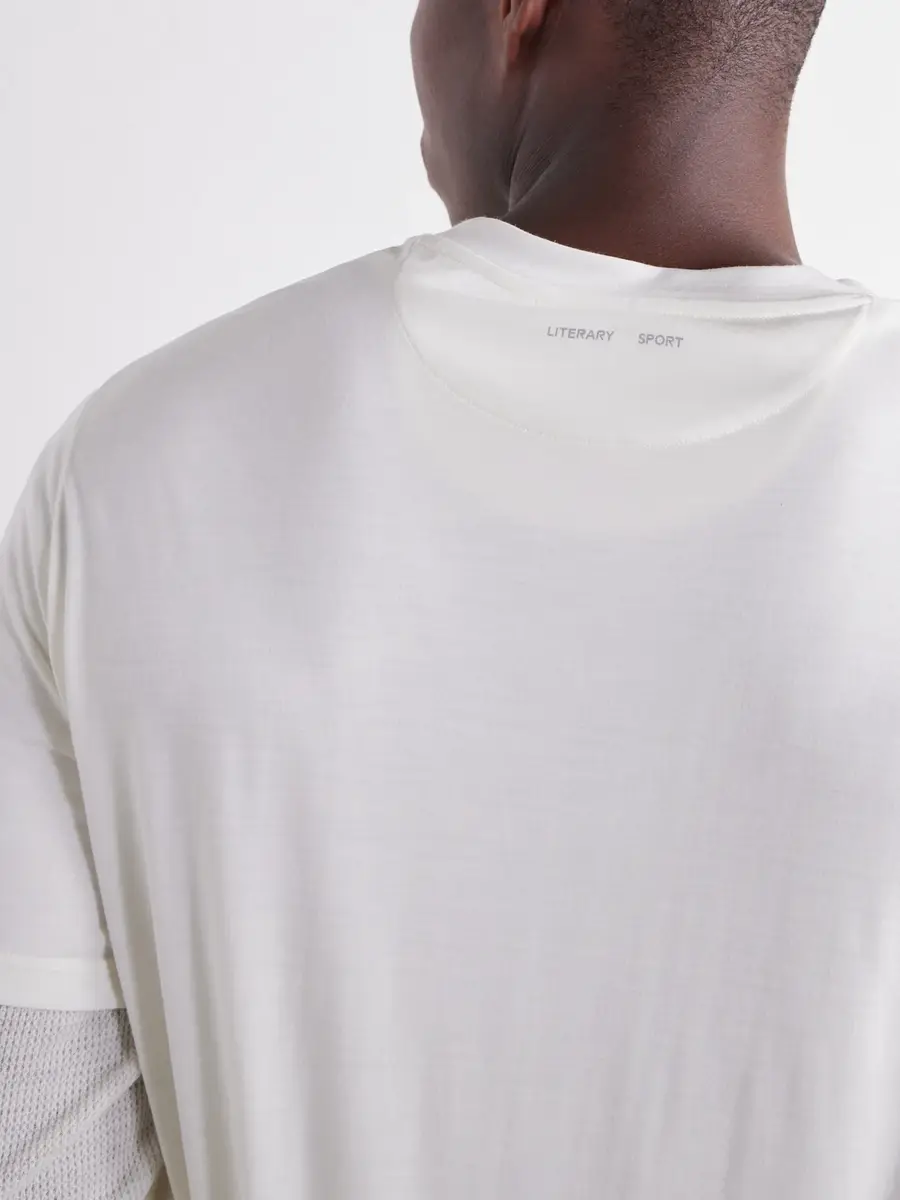Literary Sport James Wool-Blend T-Shirt - Men | Thumbnail 5