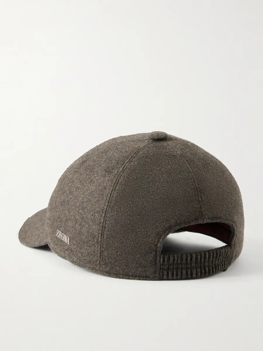 Zegna Oasi Logo-Embellished Cashmere Baseball Cap - Men | Thumbnail 4 Zegna Oasi Logo-Embellished Cashmere Baseball Cap - Men | Thumbnail 4