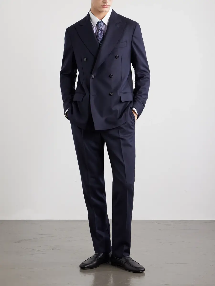 De Petrillo Sorrento Wool-Twill Suit Jacket - Men | Thumbnail 2 De Petrillo Sorrento Wool-Twill Suit Jacket - Men | Thumbnail 2