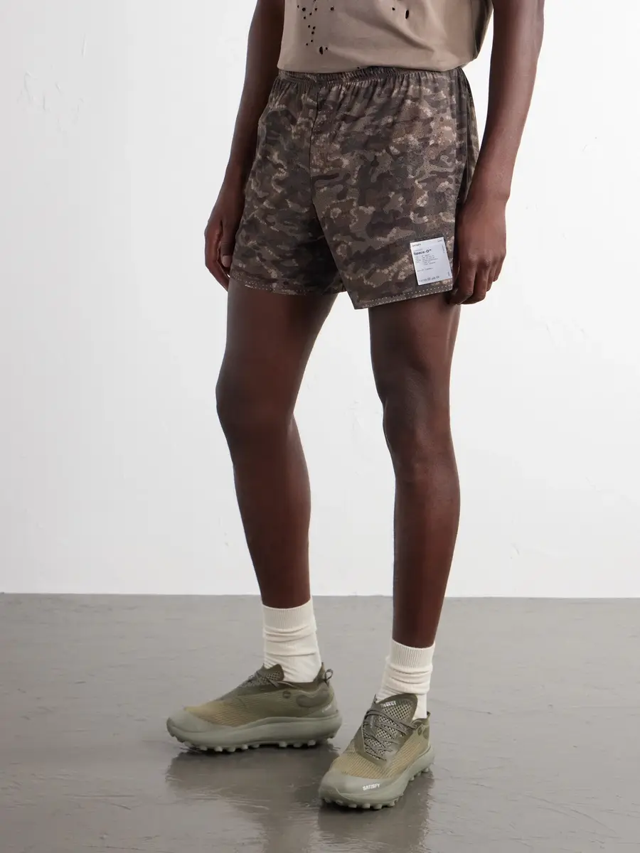 Satisfy Straight-Leg Logo-Appliqu&eacute;d 5" Space‑O&trade; Shorts - Men | Thumbnail 3