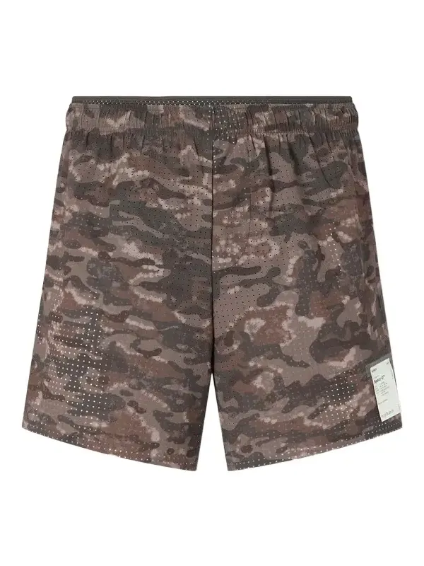 Straight-Leg Logo-Appliqu&eacute;d 5" Space‑O&trade; Shorts - Men