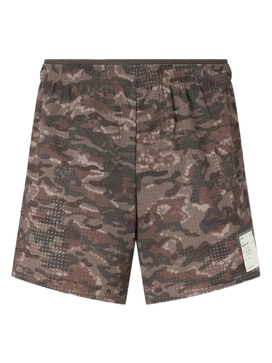 Straight-Leg Logo-Appliqu&eacute;d 5" Space‑O&trade; Shorts - Men